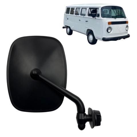 RETROVISOR KOMBI CLIPPER METAL PRETO LADO DIREITO (7)
