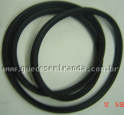 Borracha janela lateral Fixa Caravan Par