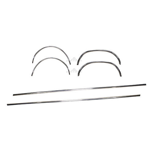 Friso da caixa de ar / friso do paralama Corcel I 4 portas e Belina I KIT