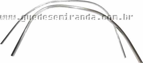 Frisos do paralama F100 / F1000 JOGO com 4 peças