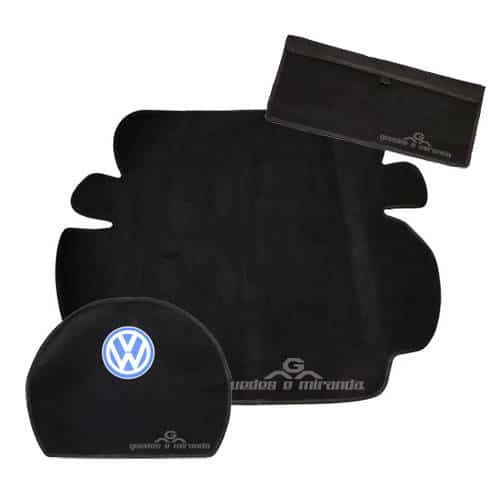 Forração do Capô e Estepe Fusca até 1974 - Carpete PRETO VW