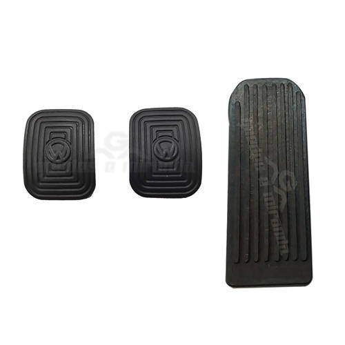 Capa Pedal Acelerador / Freio / Embreagem Kombi até 1975 - KIT
