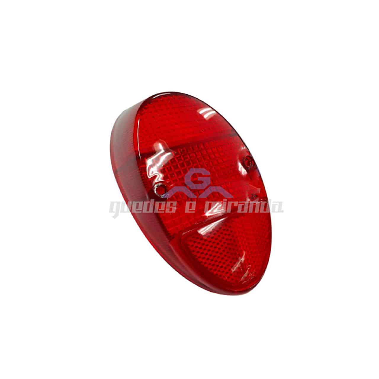 Lente Lanterna Traseira Fusca - Fusquinha ACRÍLICO Vermelho