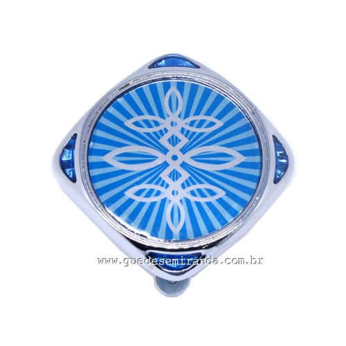Emblema Flor de Liz Teto de Vinil Azul