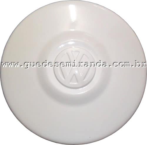 Calota Branca Para Roda 4 furos Kombi / Fusca - Modelo Original - Primeira Linha