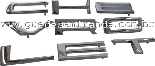 Emblema Chevrolet Veraneio - Letras Separadas
