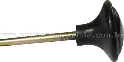 Cabo Capô Fusca Antigo Com Botão 
 Tipo Original - PRETO