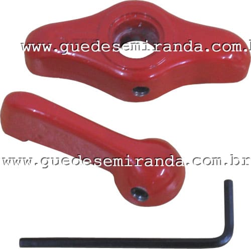 Botão Roseta do Ar Frio Teto Kombi até 1975 - VERMELHO