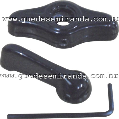 Botão Roseta do Ar Frio Teto Kombi até 1975 - PRETO