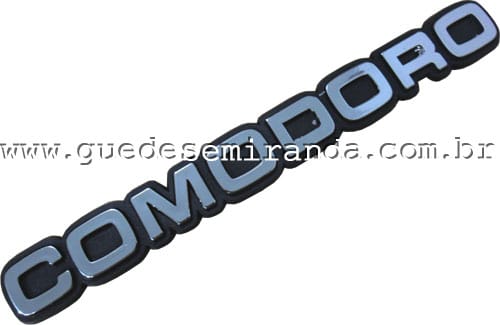 Emblema Comodoro 1985 em diante -  Plástico