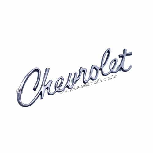 Emblema Chevrolet Manuscrito para Opala 1971 a 1974