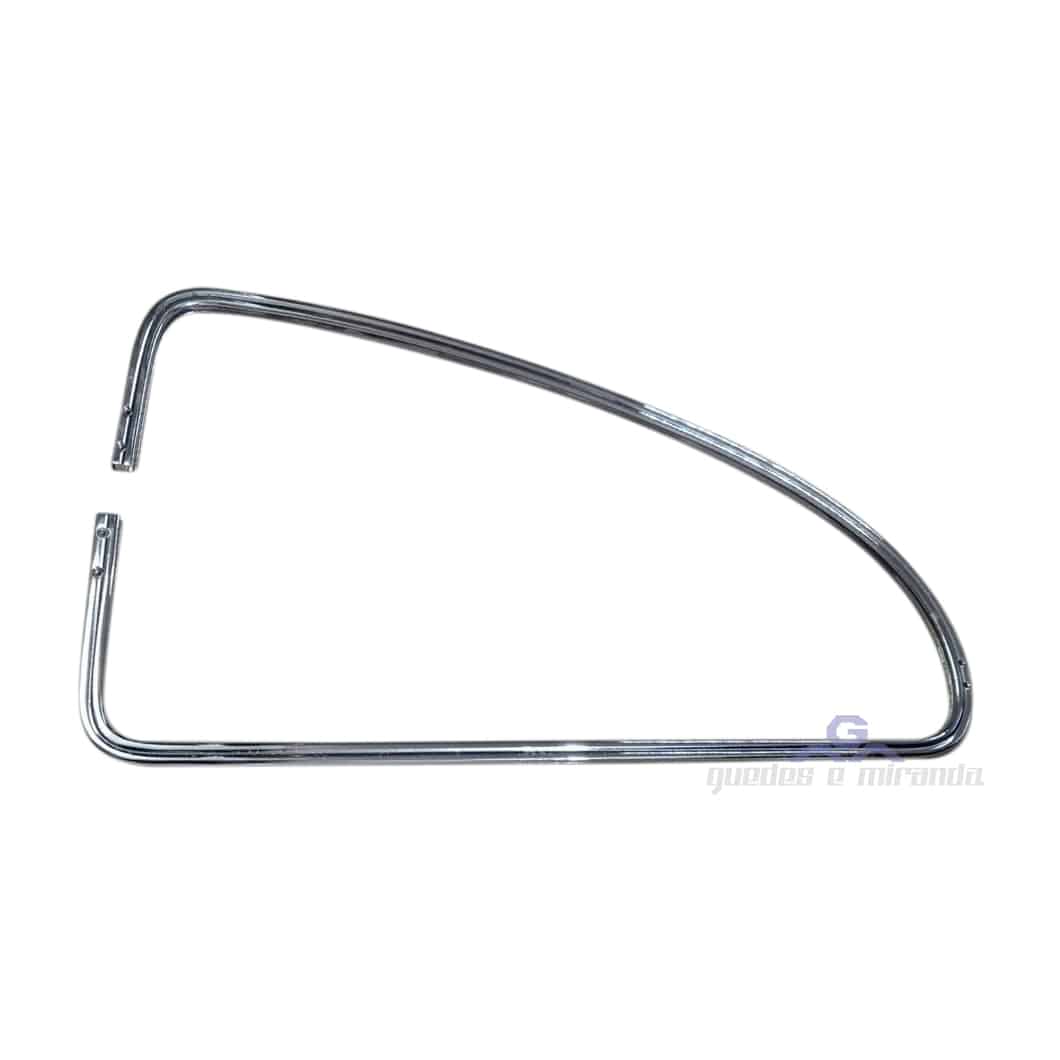 Moldura da Janela Lateral Móvel Basculante Fusca - ORIGINAL RESTAURADO CROMADO