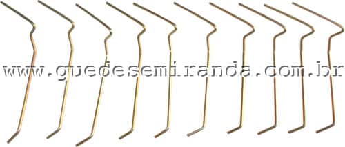 Grampo de Fixação do Farol Fusca até 1972 / Kombi até 1975 - KIT COM 10 PEÇAS