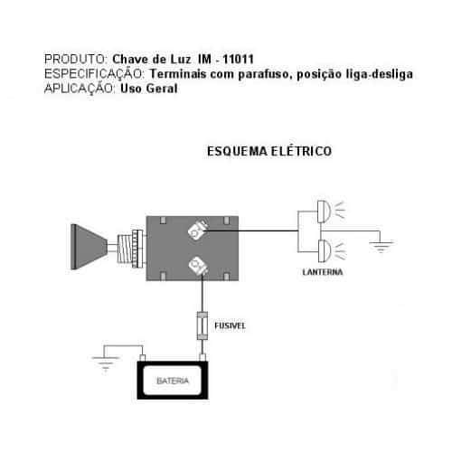 ESQUEMA chave de 1 puxada