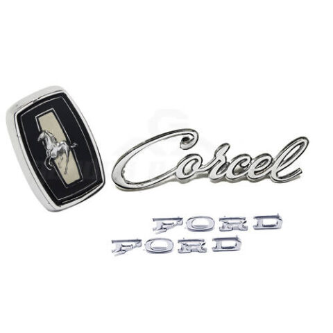 Emblema Corcel I 1973 / 1977 - KIT COM 4 EMBLEMAS