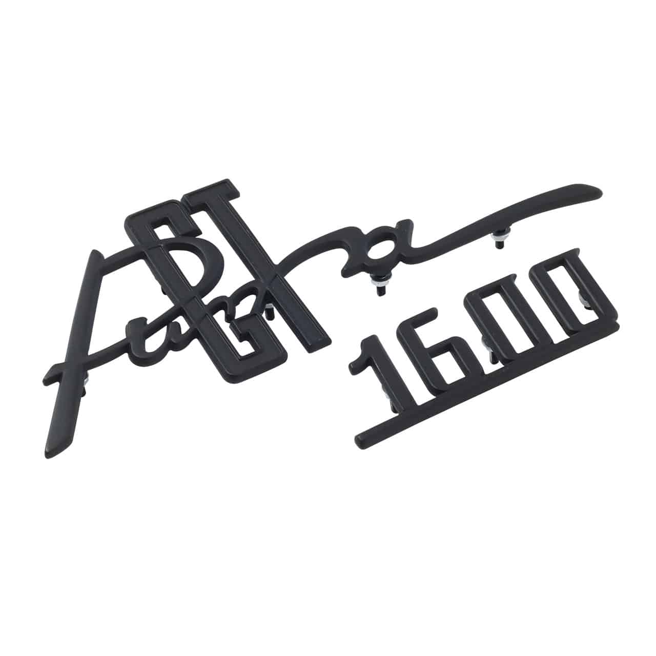 Emblema Puma GT 1600 - Tampa Traseira - PRETO