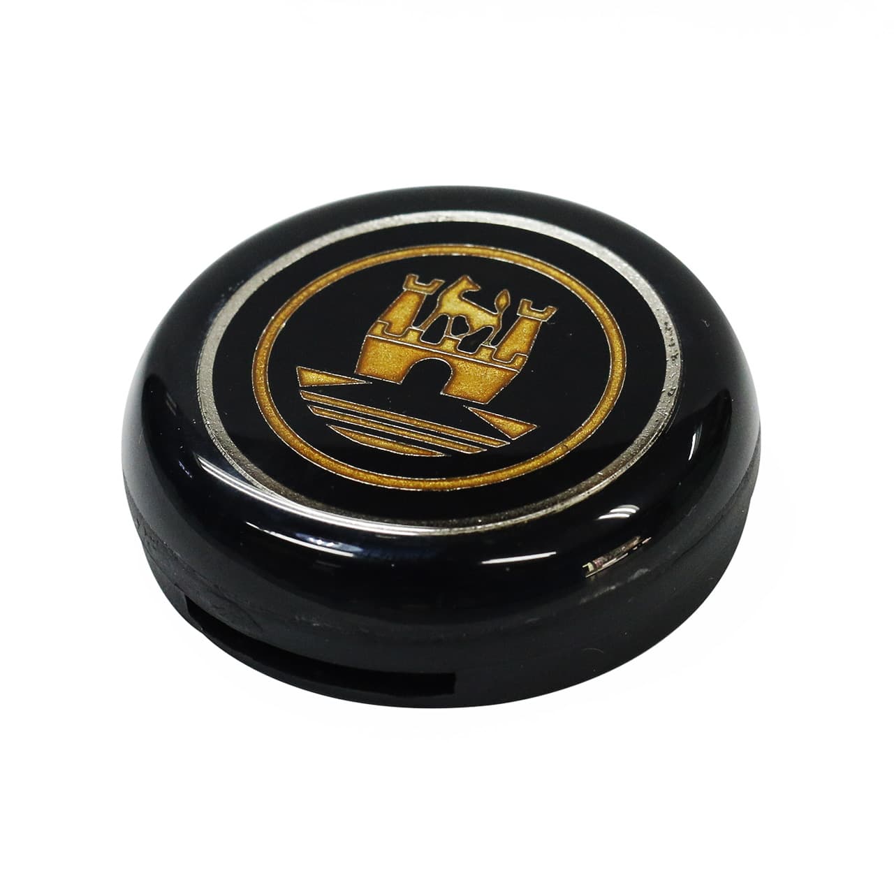 Botão de Buzina para Fusca até 1974 / Variant / Karmann Ghia – Wolfsburg Dourado