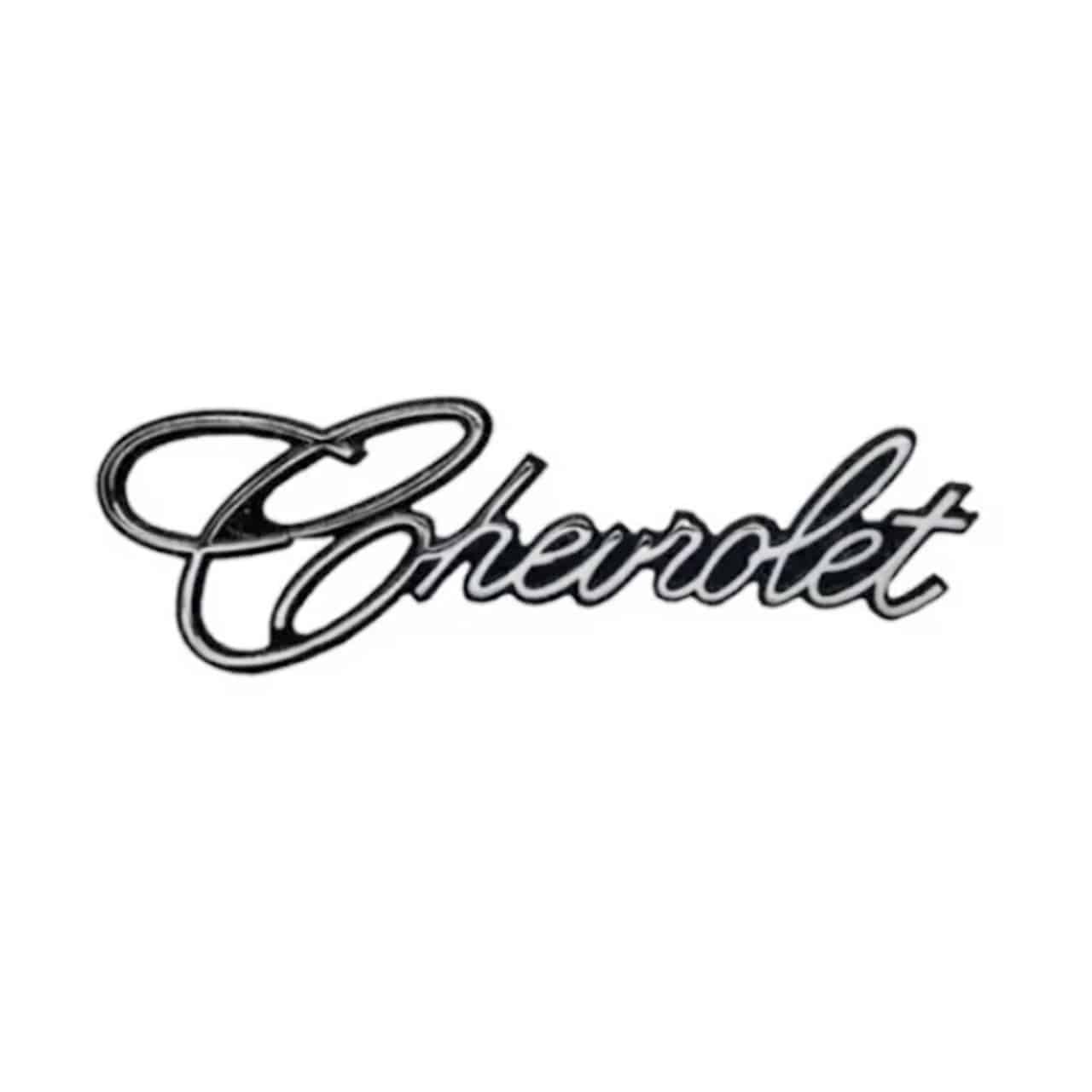 Emblema Chevrolet Manuscrito para Opala e Caravan 1975 / 1979