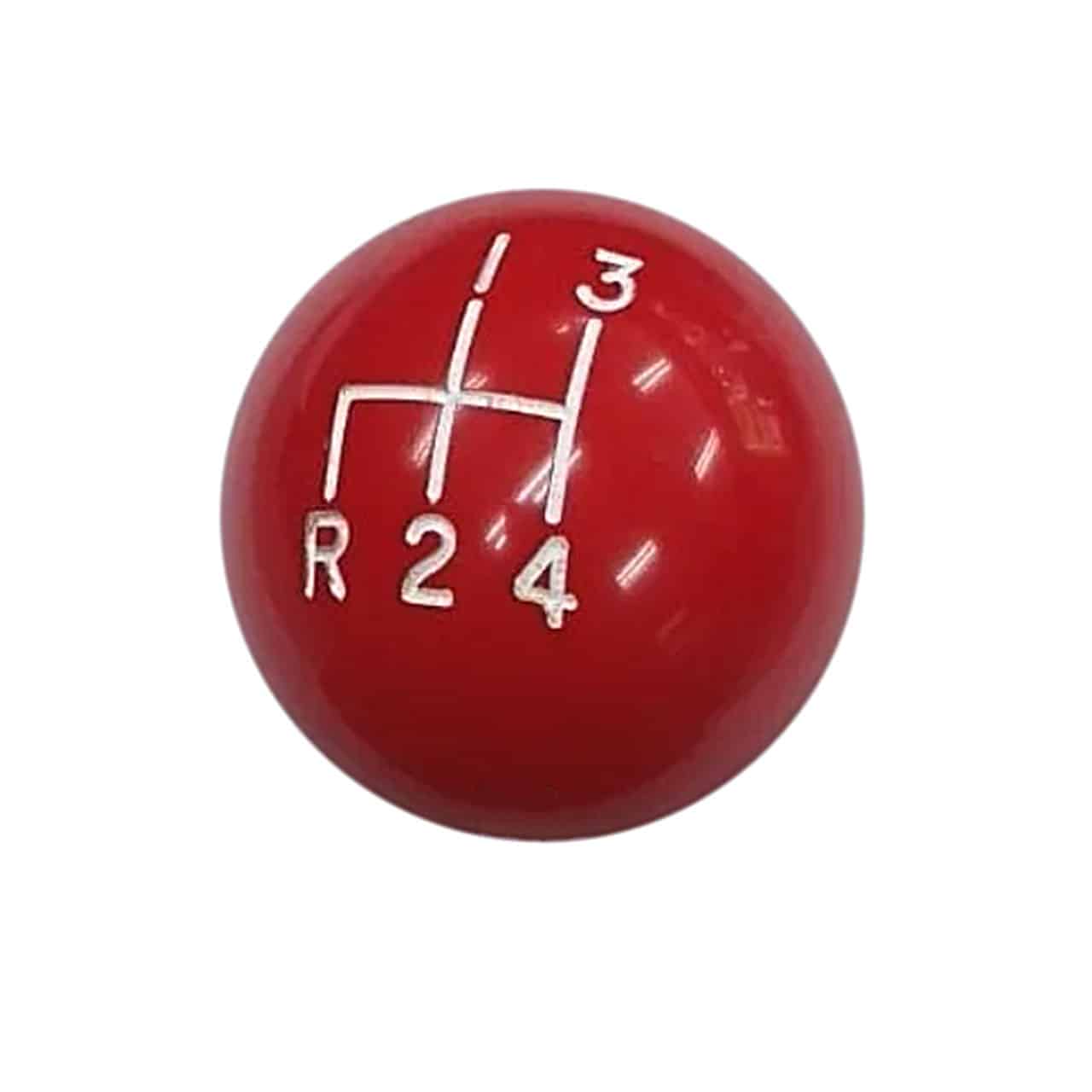Bola Manopla de Câmbio Marchas - Fusca / Brasilia / Variant / TL - VERMELHA