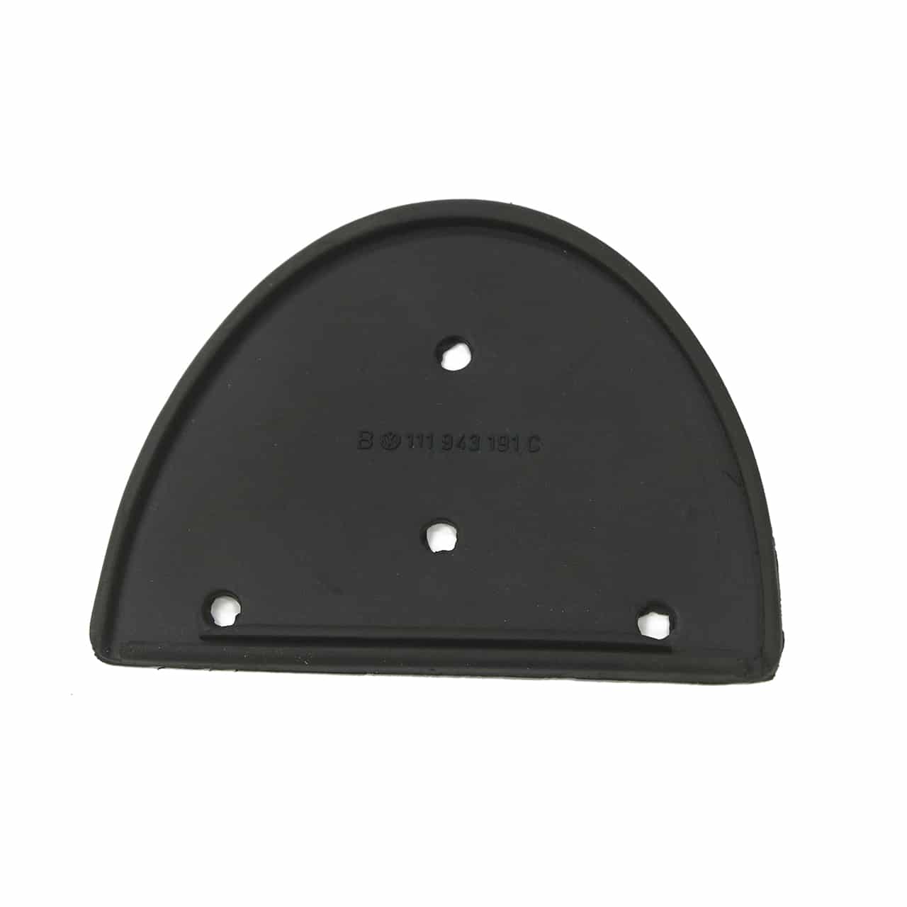 Borracha da lanterna de placa Fusca até 1964  Nariz de bruxa