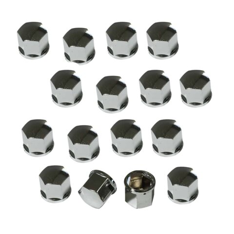 kit capa parafusos 17mm cromado 16 pçs
