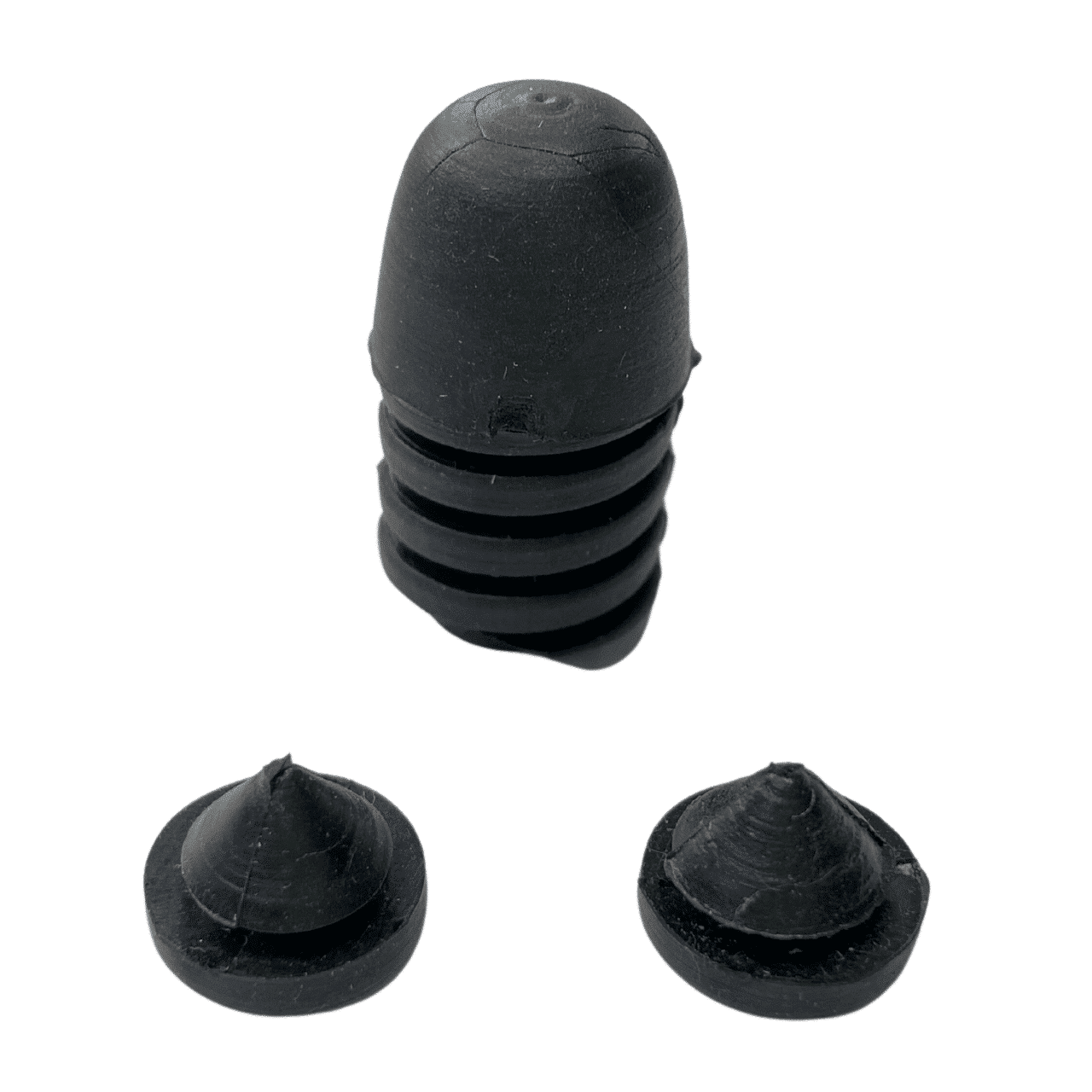 Batente de borracha tampa motor Fusca  kit com 3 peças