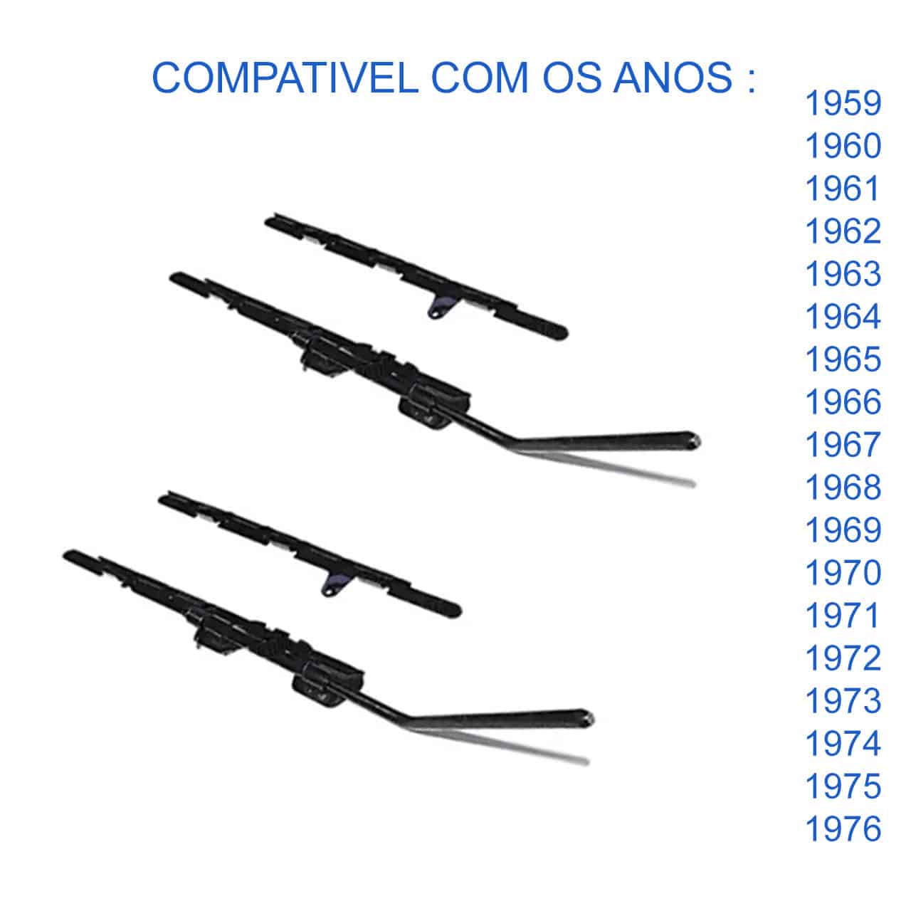 trilho banco fusca até 1976 arte