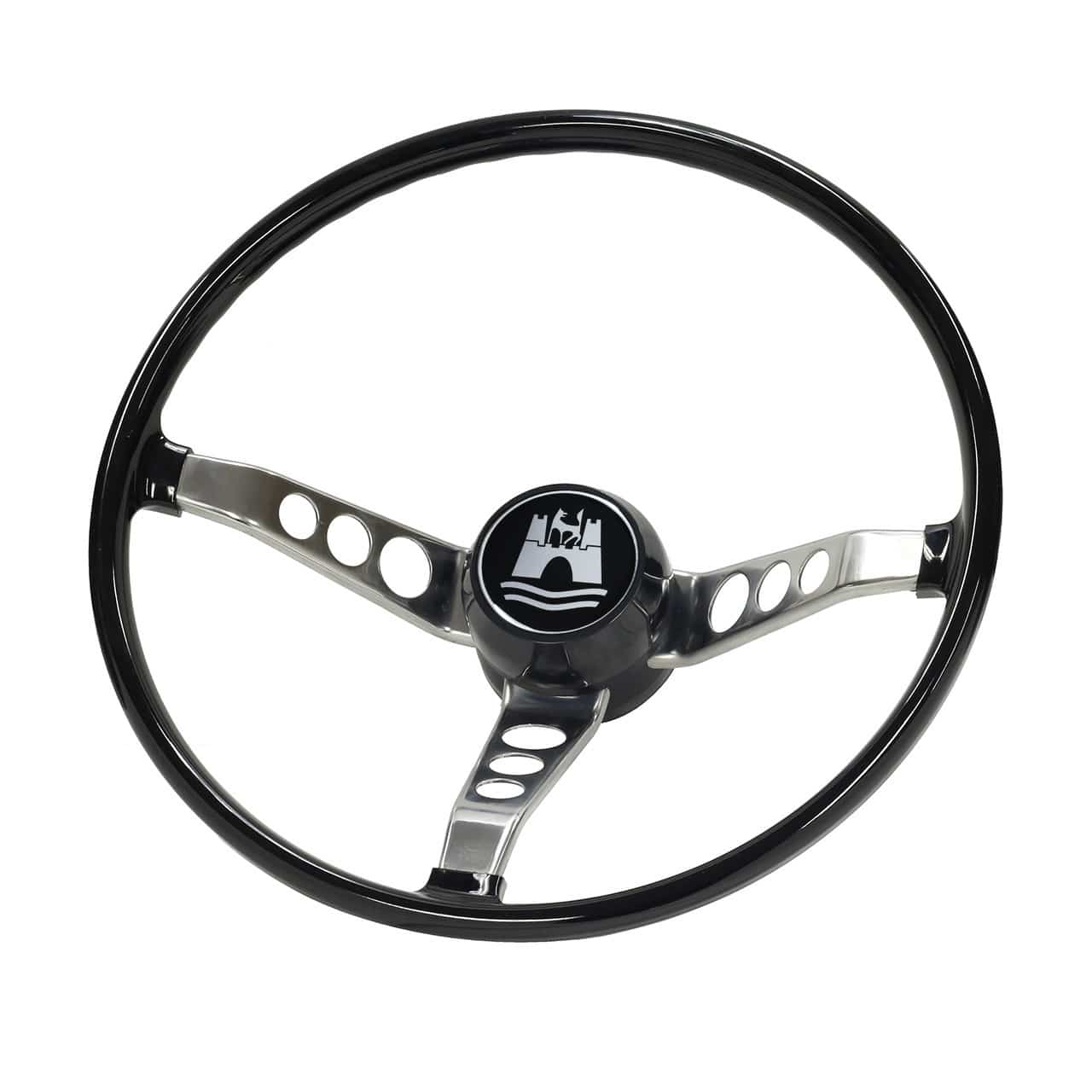 volante preto volfs lateral 45 graus