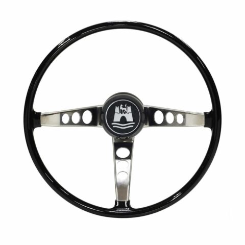 volante preto wolfs