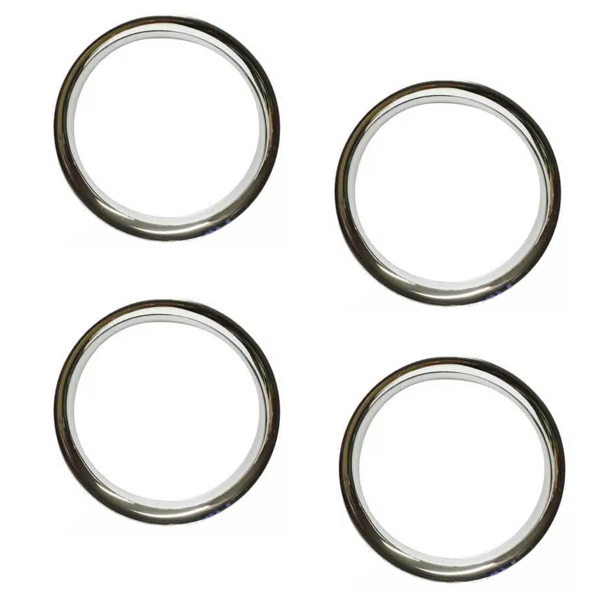 Sobrearo para Roda - METAL CROMADO - Escolha a Opção de Aro