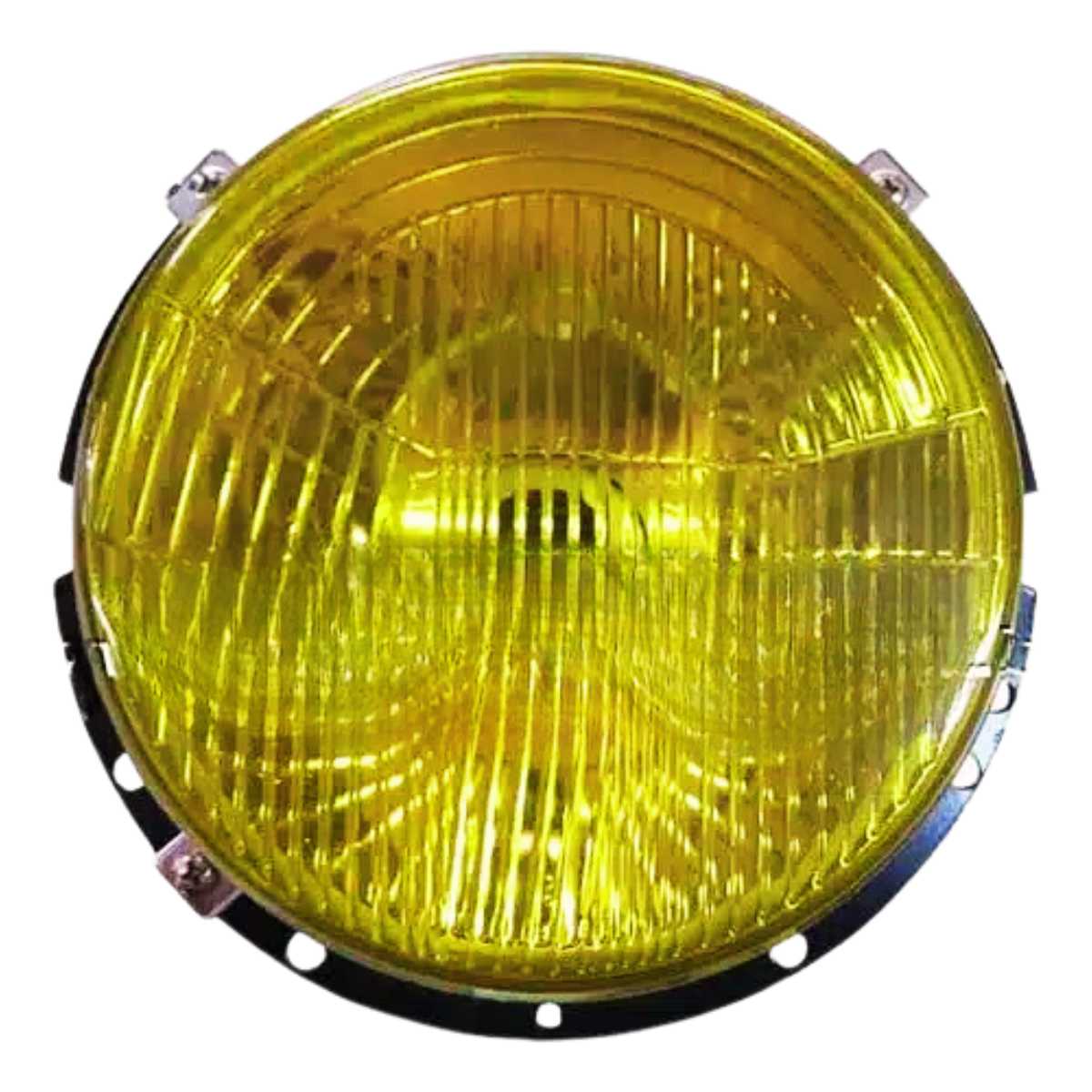 Farol Fusca 1977 / 1996 - Kombi Clipper / 2013 - AMARELO Lente de vidro