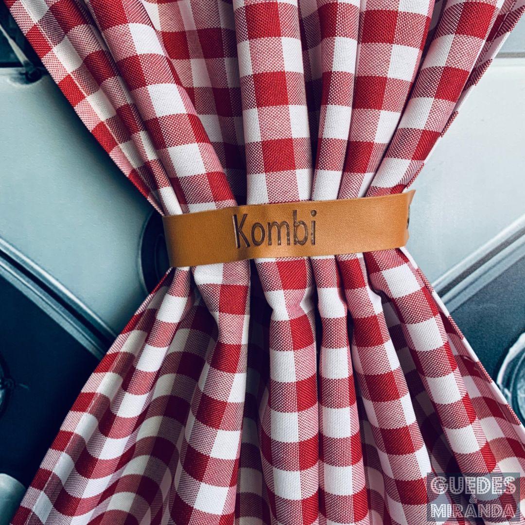 Cortina para Kombi até 1975 e Kombi Clipper até 1996 (teto baixo) – Jogo – Xadrez Vermelho