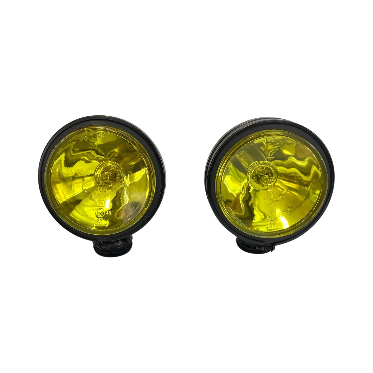 FAROL DE MILHA 940 PRETO AMARELO LISO (10)