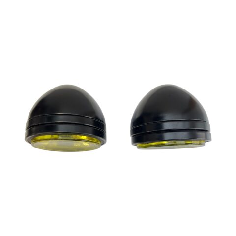 FAROL DE MILHA 940 PRETO AMARELO LISO (11)