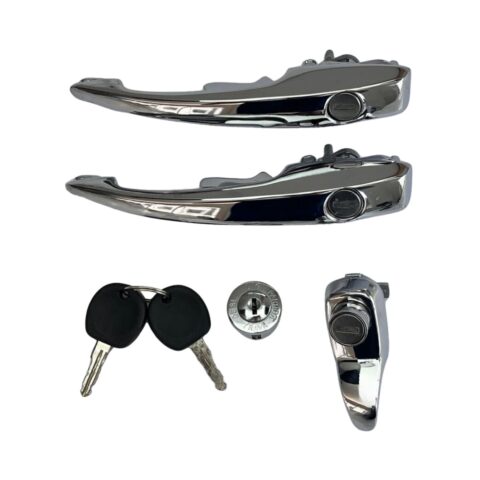 KIT MAÇANETA EXTERNA BRASILIA 78 E VARIANT 2 CROMADA (3)