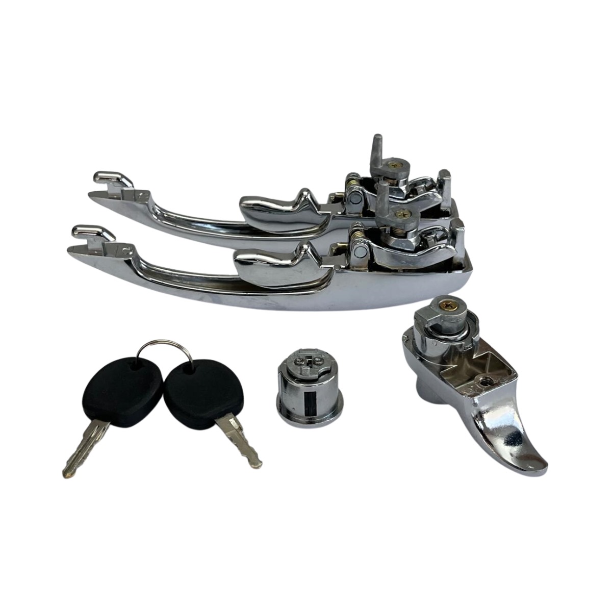 KIT MAÇANETA EXTERNA BRASILIA 78 E VARIANT 2 CROMADA