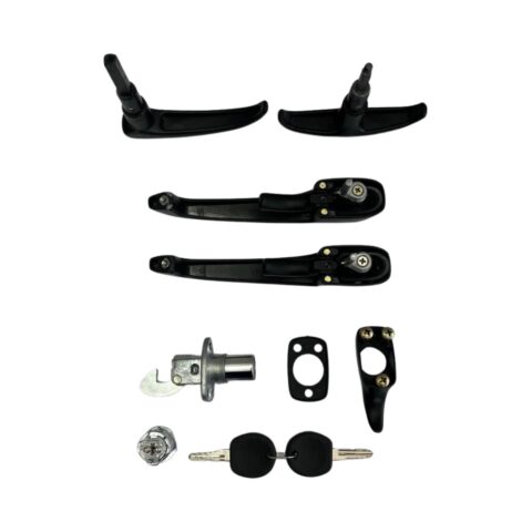 KIT MAÇANETA EXTERNA PRETA KOMBI CLIPPER