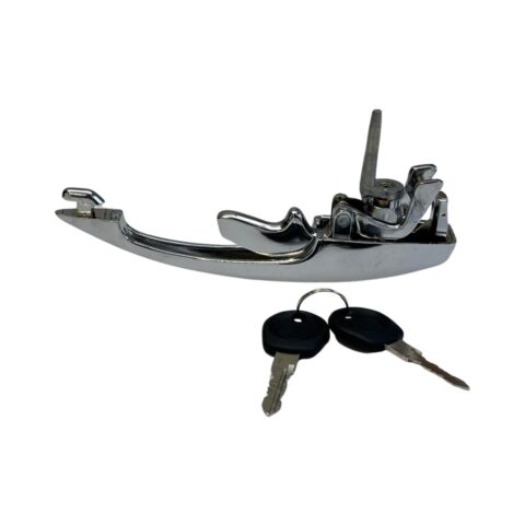 MAÇANETA EXTERNA CROMADA COM CHAVE VARIANT 12330 (2)