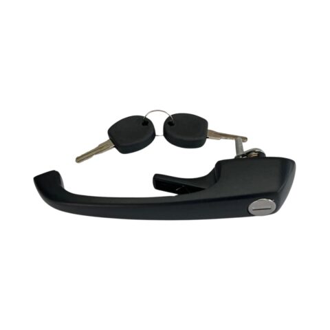MAÇANETA EXTERNA PORTA DIANT PRETA COM CHAVE KOMBI CLIPPER (2)