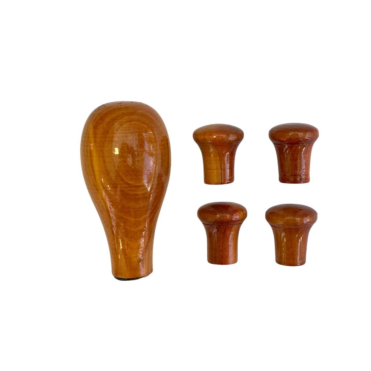 Bola Manopla de Câmbio de Madeira – Universal Lisa Com Kit de Botões