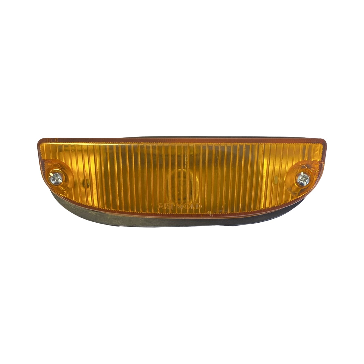 Lanterna Dianteira Chevette 1973 a 1982 – Carcaça Metal Lente Âmbar