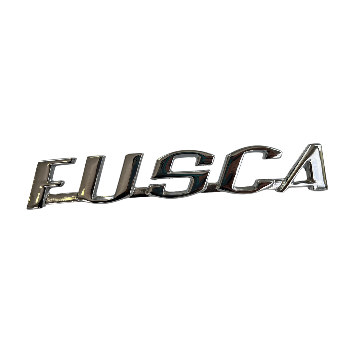 Emblema Fusca Metal Cromado  – CURVO