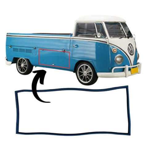 Borracha porta mala lateral Kombi Pick-up até 1997