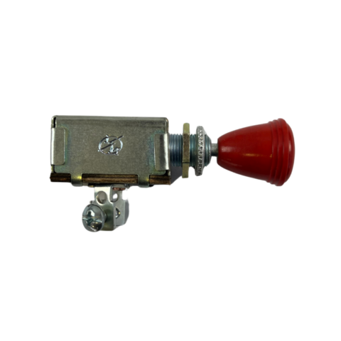 CHAVE 1 PUXADA BOTÃO FUSQUINHA RESINA VERMELHO (4)
