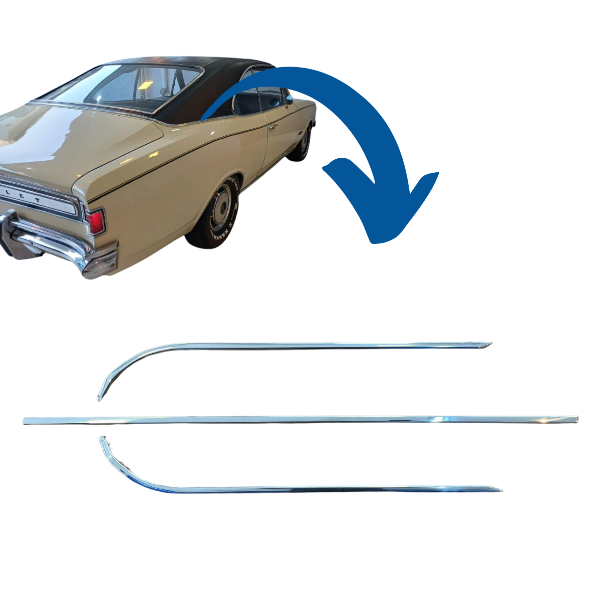 Friso do teto vinil Opala 2 portas teto inteiro