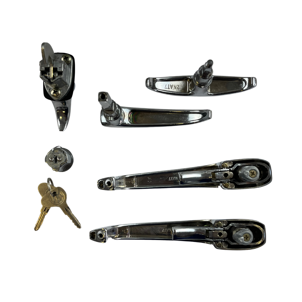 KIT MAÇANETA KOMBI CLIPPER CHAVE CROMADA (4)