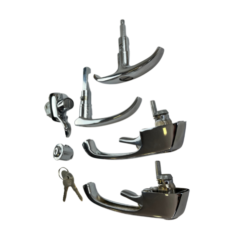 KIT MAÇANETA KOMBI CLIPPER CHAVE CROMADA