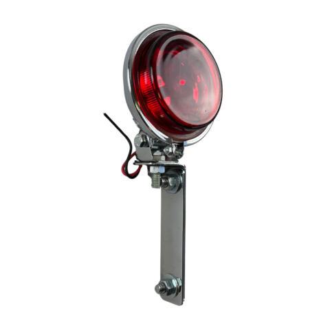 FAROL NEBLINA CROMADO VERMELHO REDONDO COM SUPORTE 71 CROMADO (3)