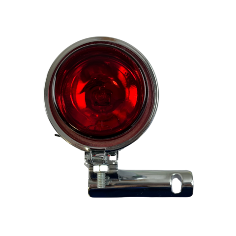 FAROL NEBLINA CROMADO VERMELHO REDONDO COM SUPORTE ATÉ 1970 CROMADO (3)
