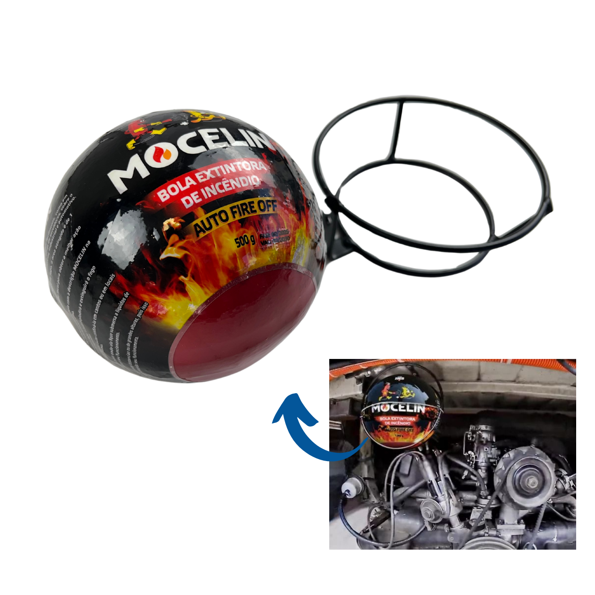 Bola Extintora de incêndio Mocelin - fire ball extinguisher